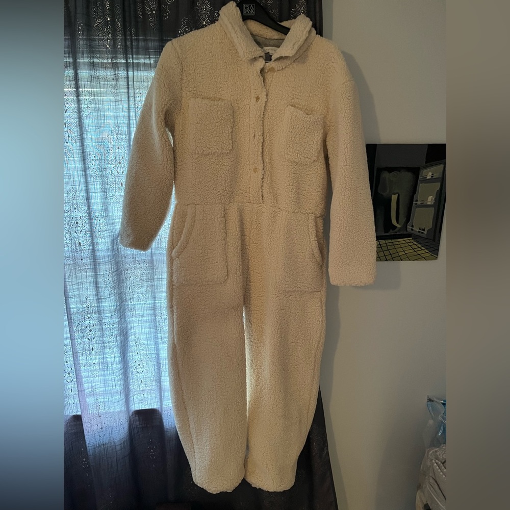 Comfy Sherpa jumpsuit